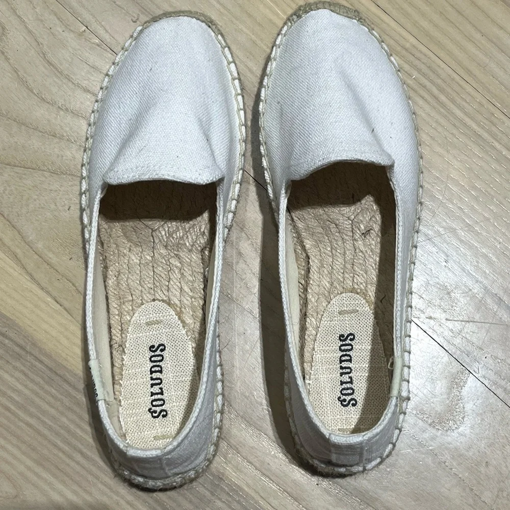 Soludos The Smoking Slipper Espadrille Cream/Off-White